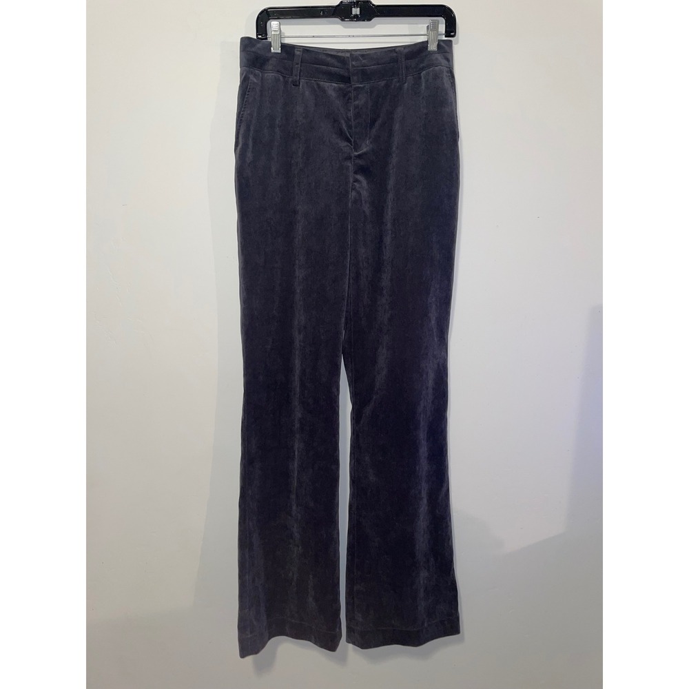Banana Republic Charcoal Grey Corduroy Straight Leg Pants Womens Size L8